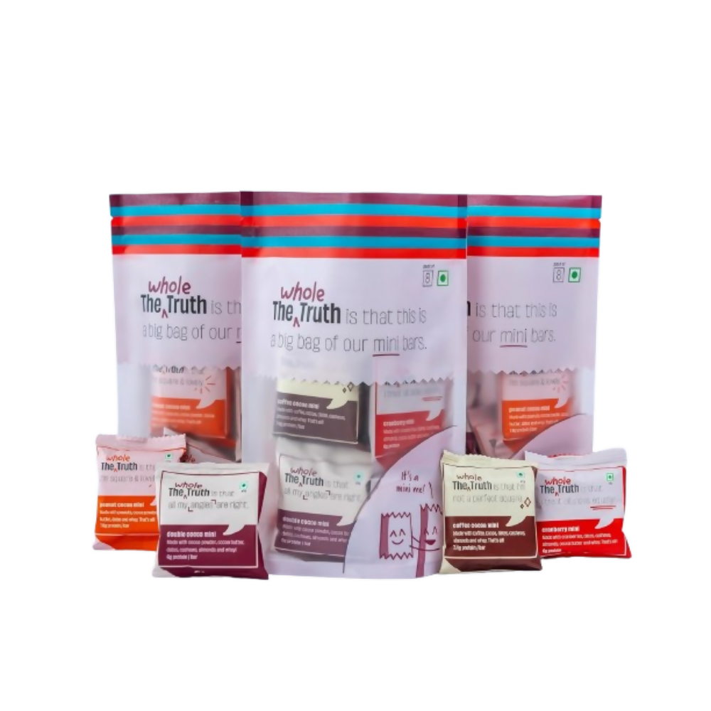 The Whole Truth Protein Bar Minis - All in One Pack  Grab2Buy The Whole Truth Grab2Buy