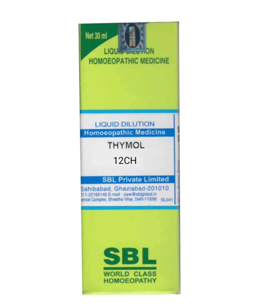 SBL Homeopathy Thymol Dilution - Limited Time Offer Genie India