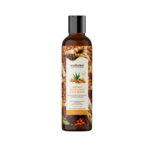 Wellwith Ubtan Omegas & Beads Face Wash  Grab2Buy Wellwith Grab2Buy
