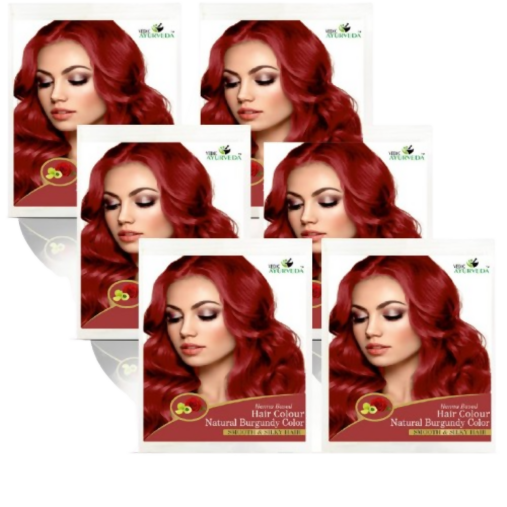 VedicAyurveda Henna Hair Color - Burgundy  Grab2Buy VedicAyurveda Grab2Buy