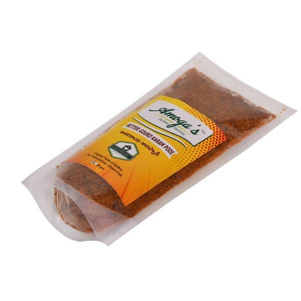 Amoga's Pickles Factory Bitter Gourd Kakarakaya Karam Podi - Grab2buy