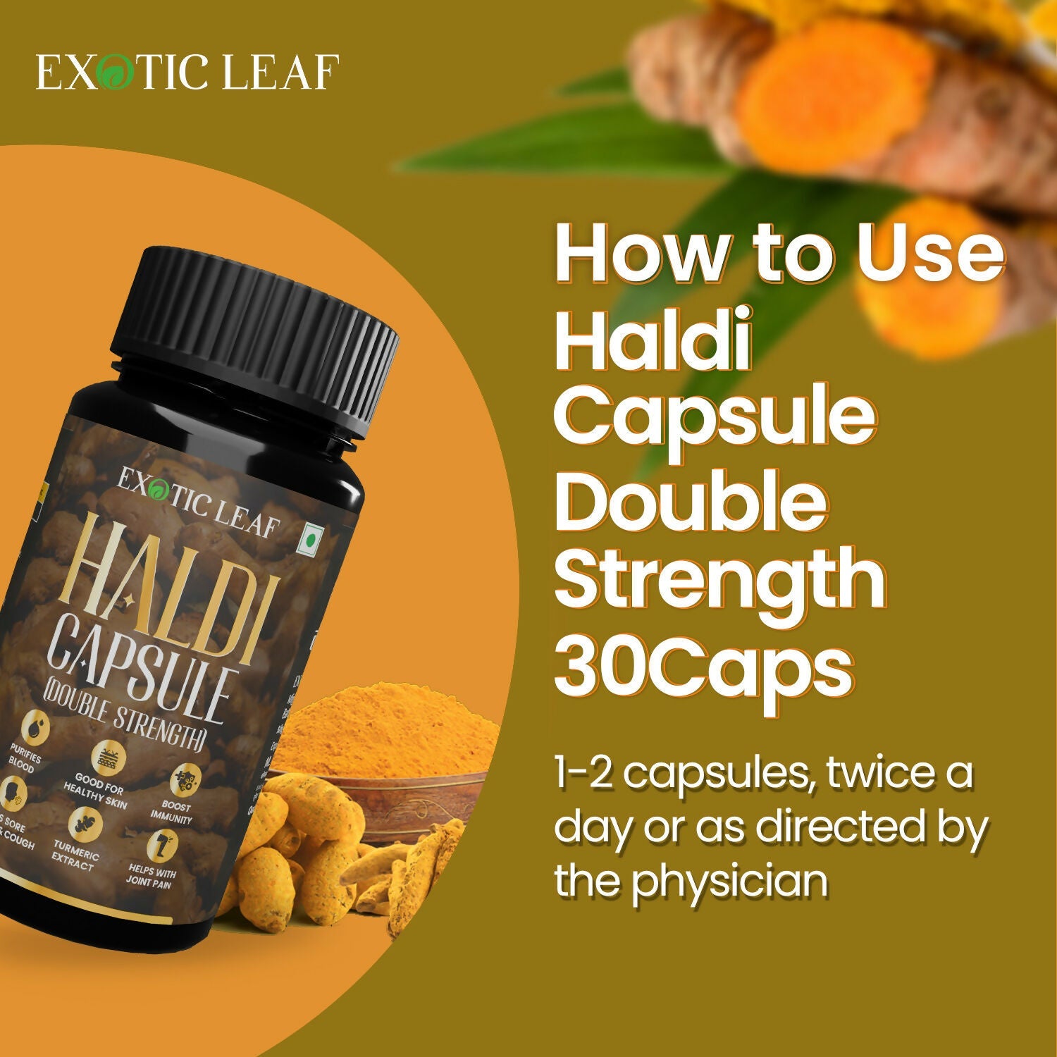Exotic Leaf Haldi Tablets Exotic Leaf