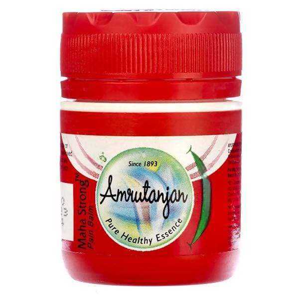 Amrutanjan Maha Strong Pain Balm Red 