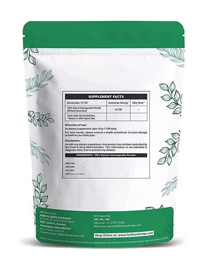 H&C Herbal Ashwagandha Powder 