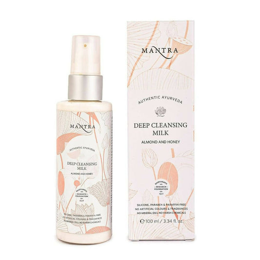 Mantra Herbal Deep Cleansing Milk Almond and Honey - Grab2buy