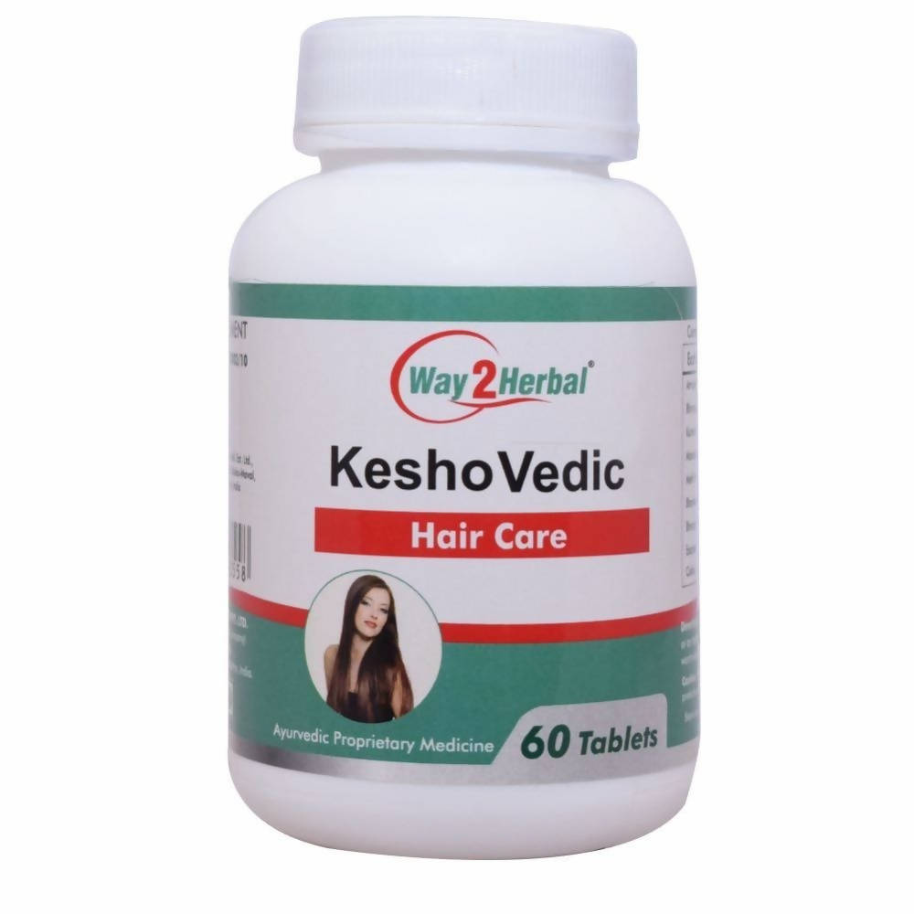 Way2herbal Kesho Vedic Hair Care Tablets 