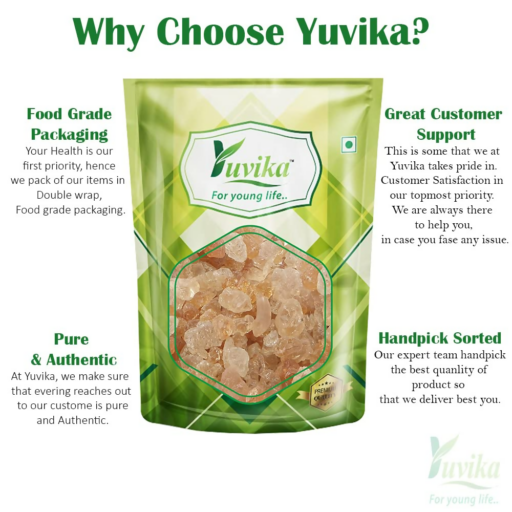 Yuvika Gond Batan - Gond Ladoo - Acacia Arabica Wild - Arabic Gum 
