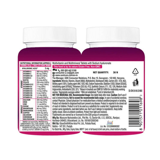 Centrum Women Supports Overall Health Tablets 