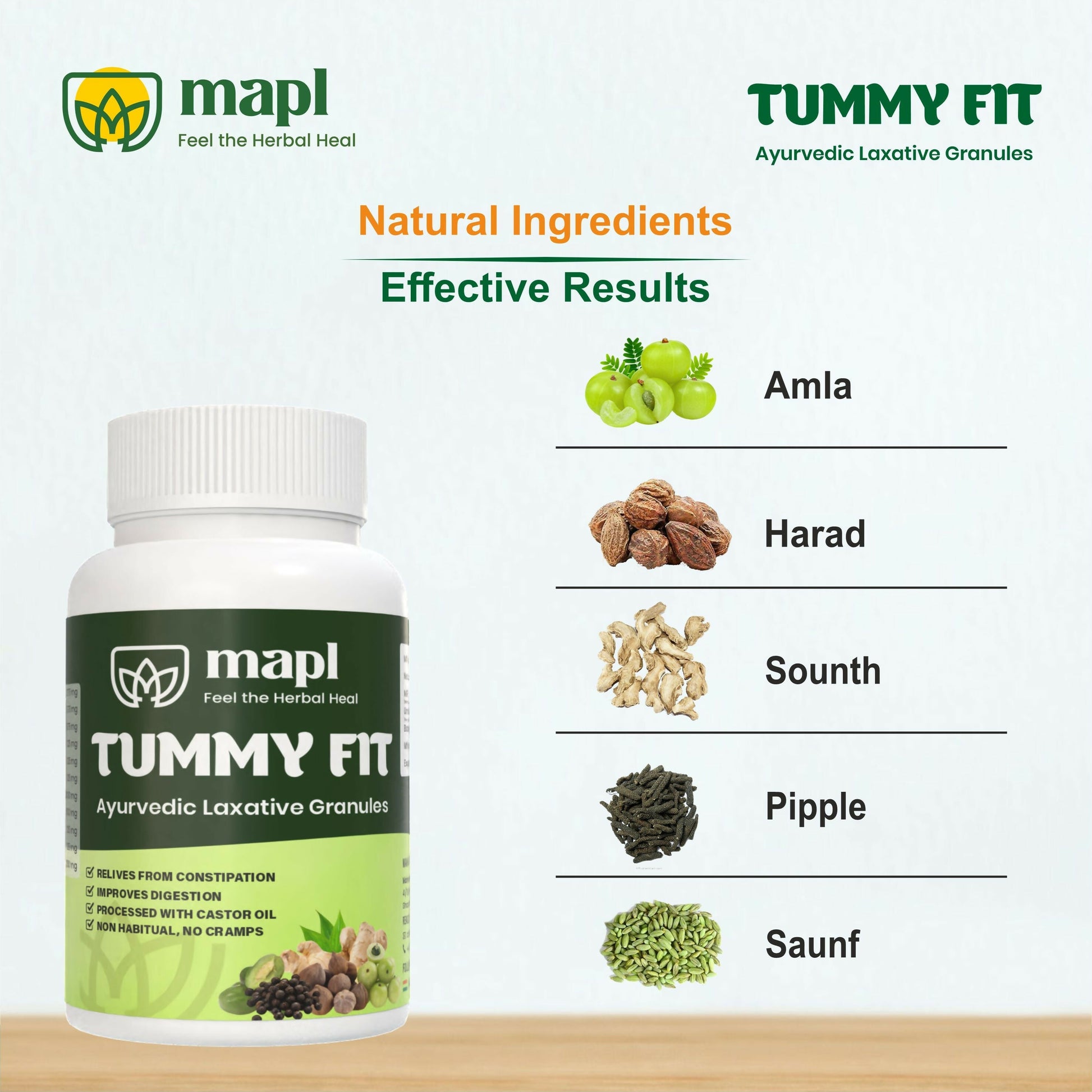 MAPL Tummy Fit Ayurvedic Laxative Powder 