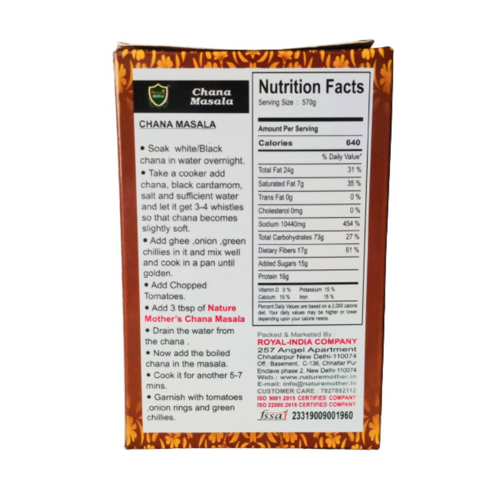 Nature Mother Chana Masala - Grab2buy