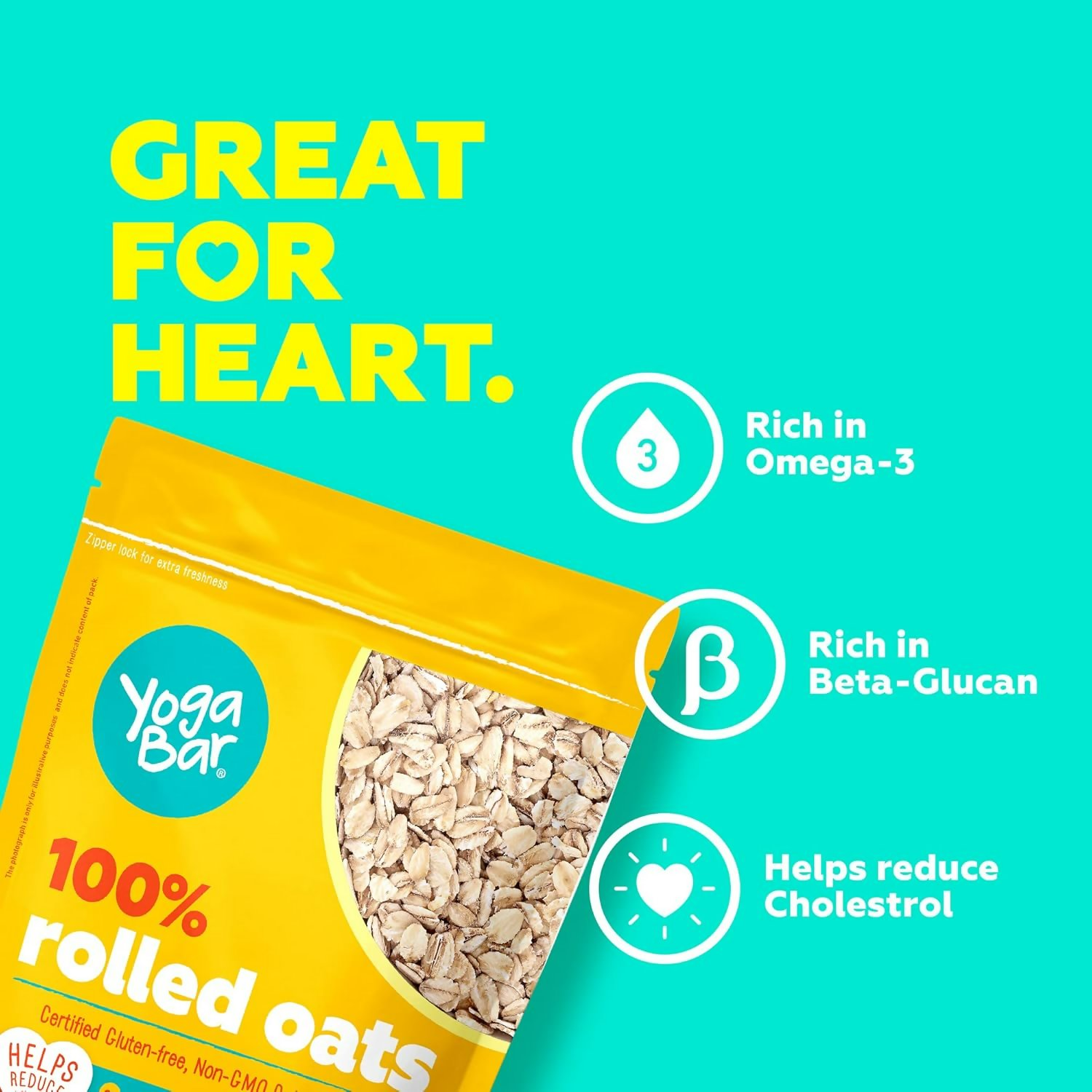 Yoga Bar 100% Rolled Plain Oats  Grab2Buy Yoga Bar Grab2Buy