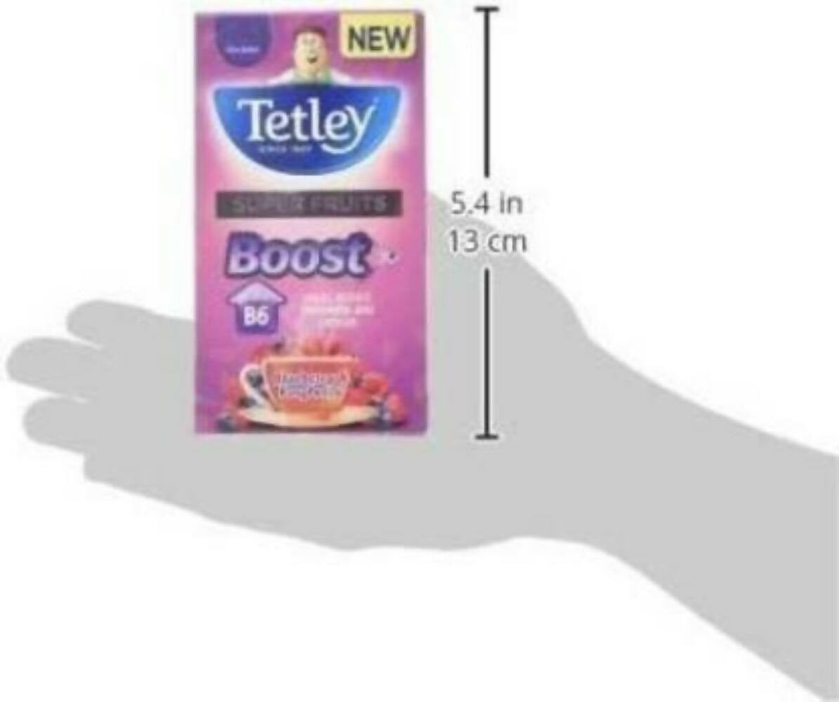 Tetley Super Fruits Boost With Blueberry & Raspberry Tea Bags  Grab2Buy Tetley Grab2Buy