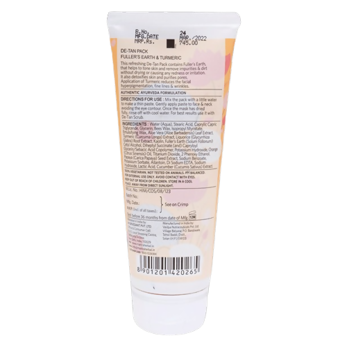 Mantra Herbal De-Tan Pack Fuller's Earth & Turmeric 