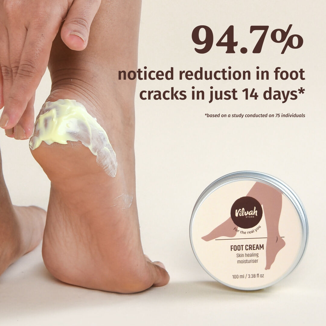 Vilvah Store Foot Cream (Treats Cracked Heels)  Grab2Buy Vilvah Store Grab2Buy