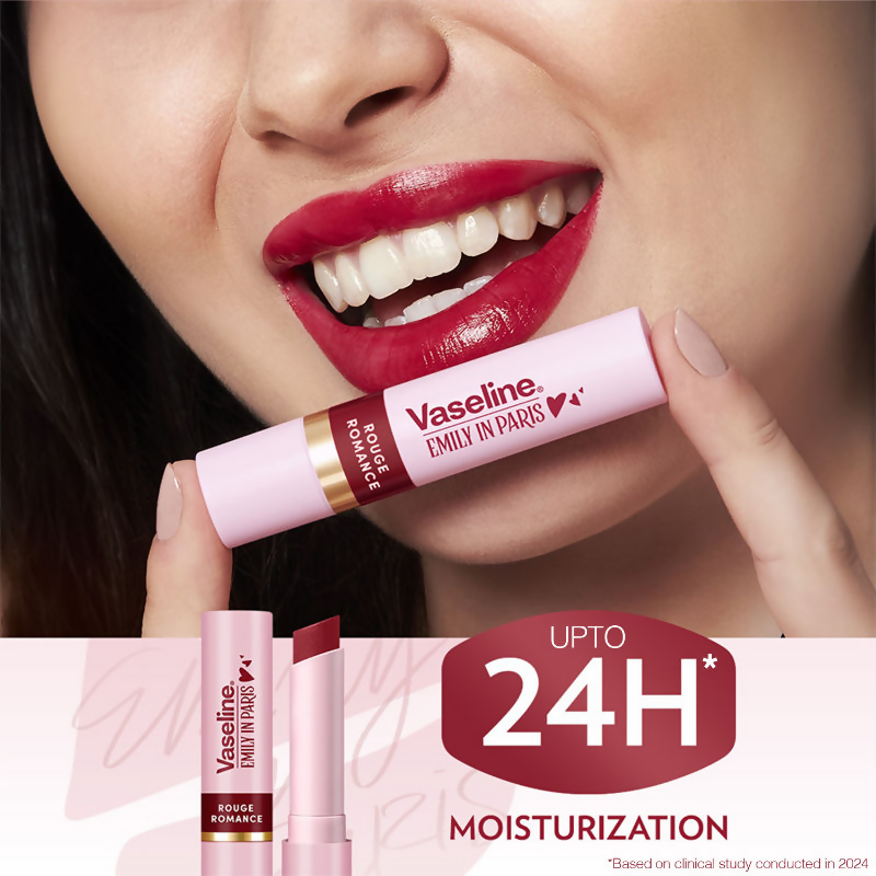 Vaseline Emily In Paris Tinted Lip Balm Stick - Rouge Romance  Grab2Buy Vaseline Grab2Buy