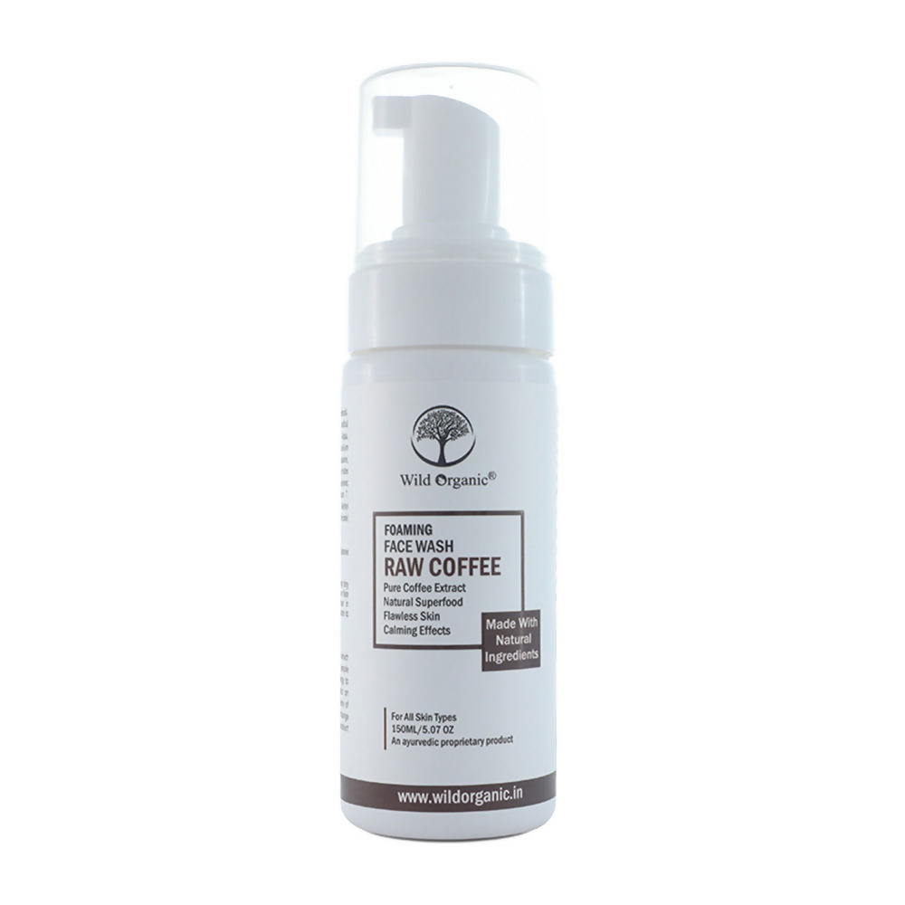 Wild Organic Faoming Face Wash Raw Coffee  Grab2Buy Wild Organic Grab2Buy