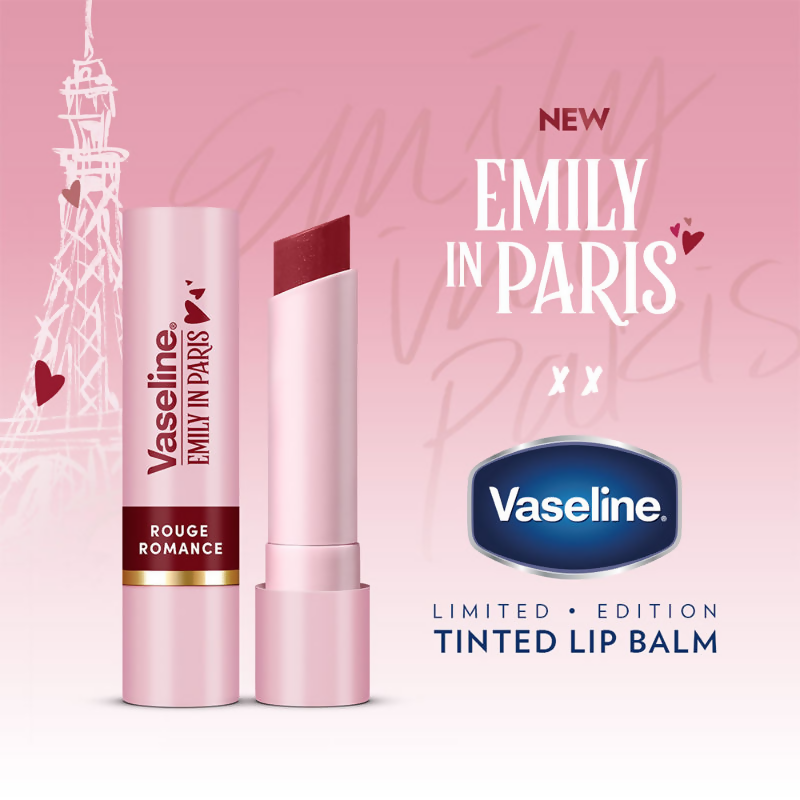 Vaseline Emily In Paris Tinted Lip Balm Stick - Rouge Romance  Grab2Buy Vaseline Grab2Buy