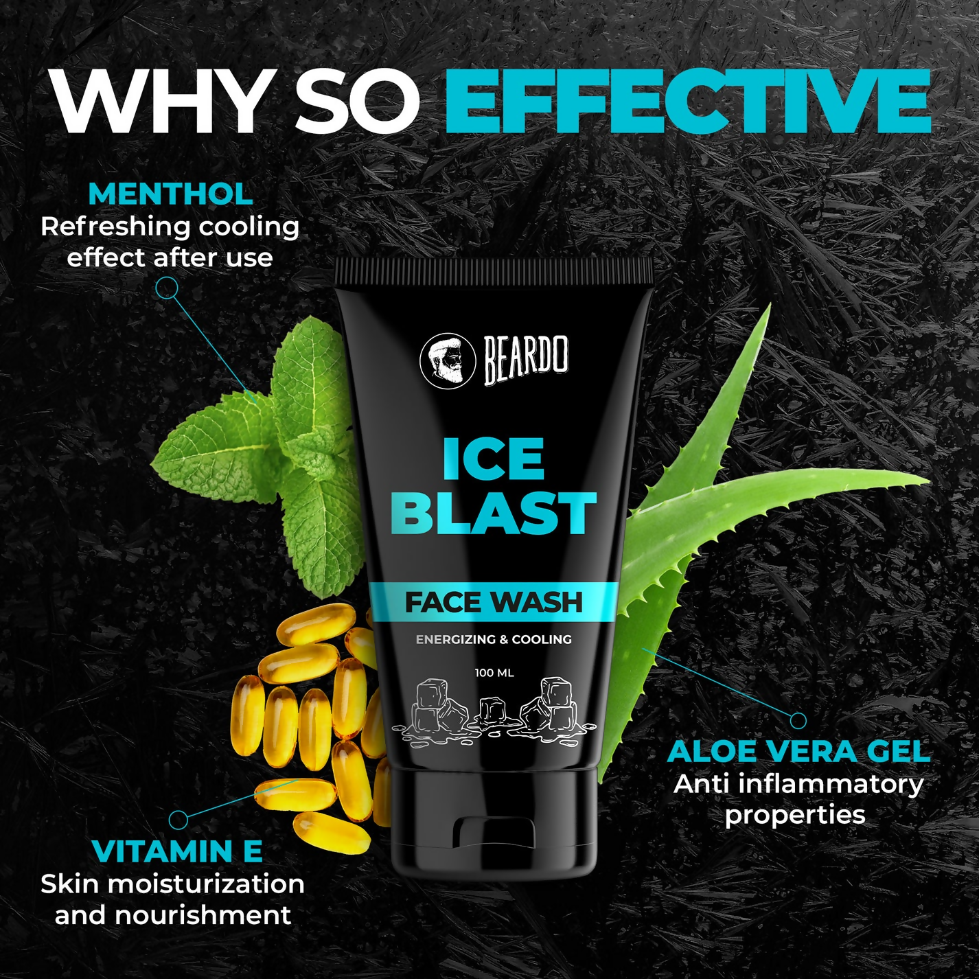 Beardo Ice Blast Face Wash 