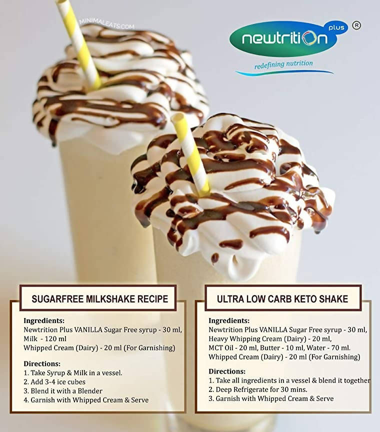 Newtrition Plus Sugar Free Vanilla Syrup  Grab2Buy Newtrition Plus Grab2Buy