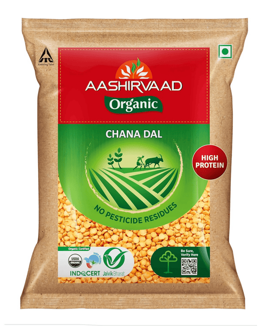 Aashirvaad Nature's Super Foods Organic Chana Dal - Grab2buy