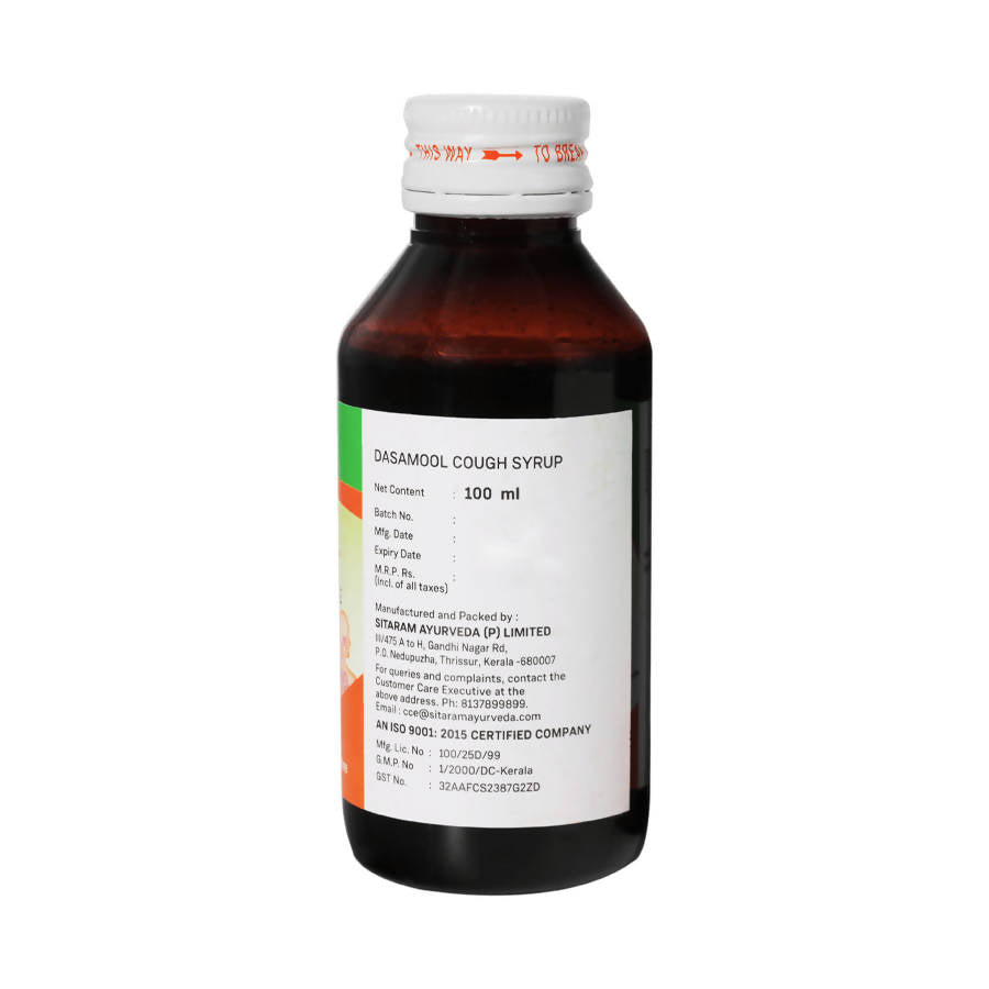 Sitaram Ayurveda Dasamool Cough Syrup 