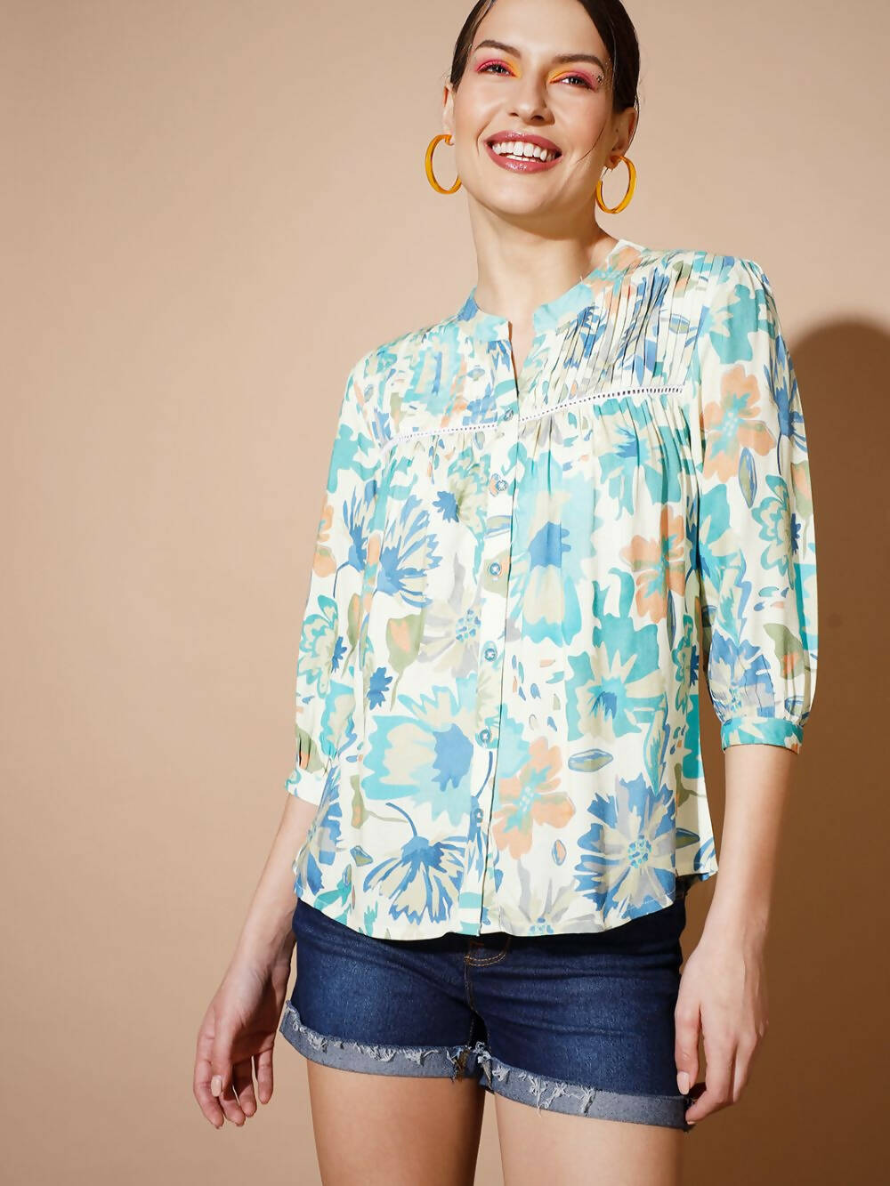 Myshka Women Multi Floral Tops - Grab2buy