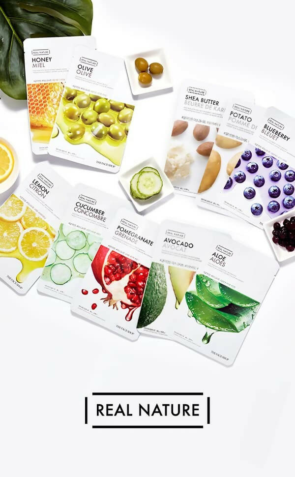 The Face Shop Real Nature Honey Face Mask - Korean Skincare 