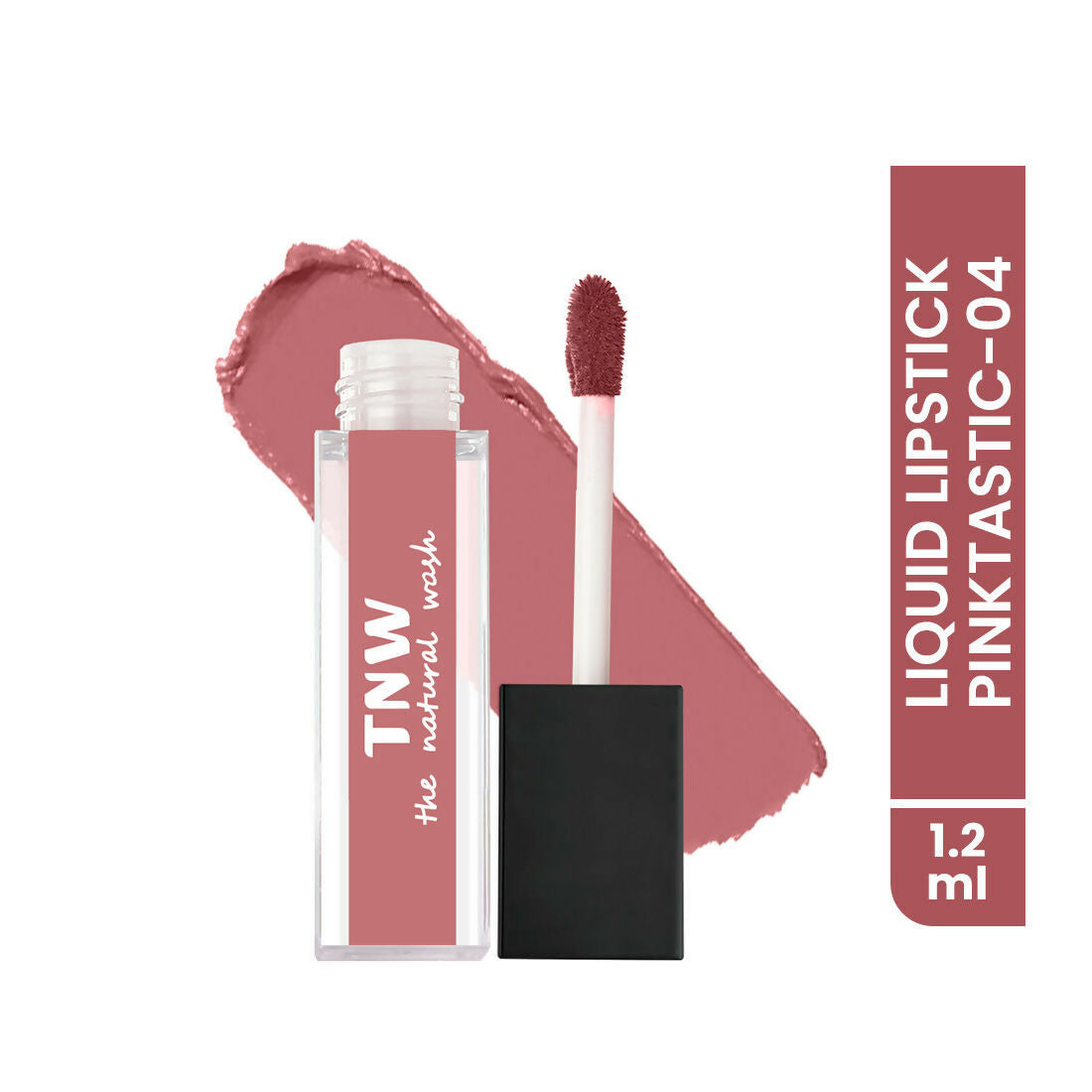 The Natural Wash Matte Velvet Longstay Liquid Mini Lipstick - 04 Pinktastic 