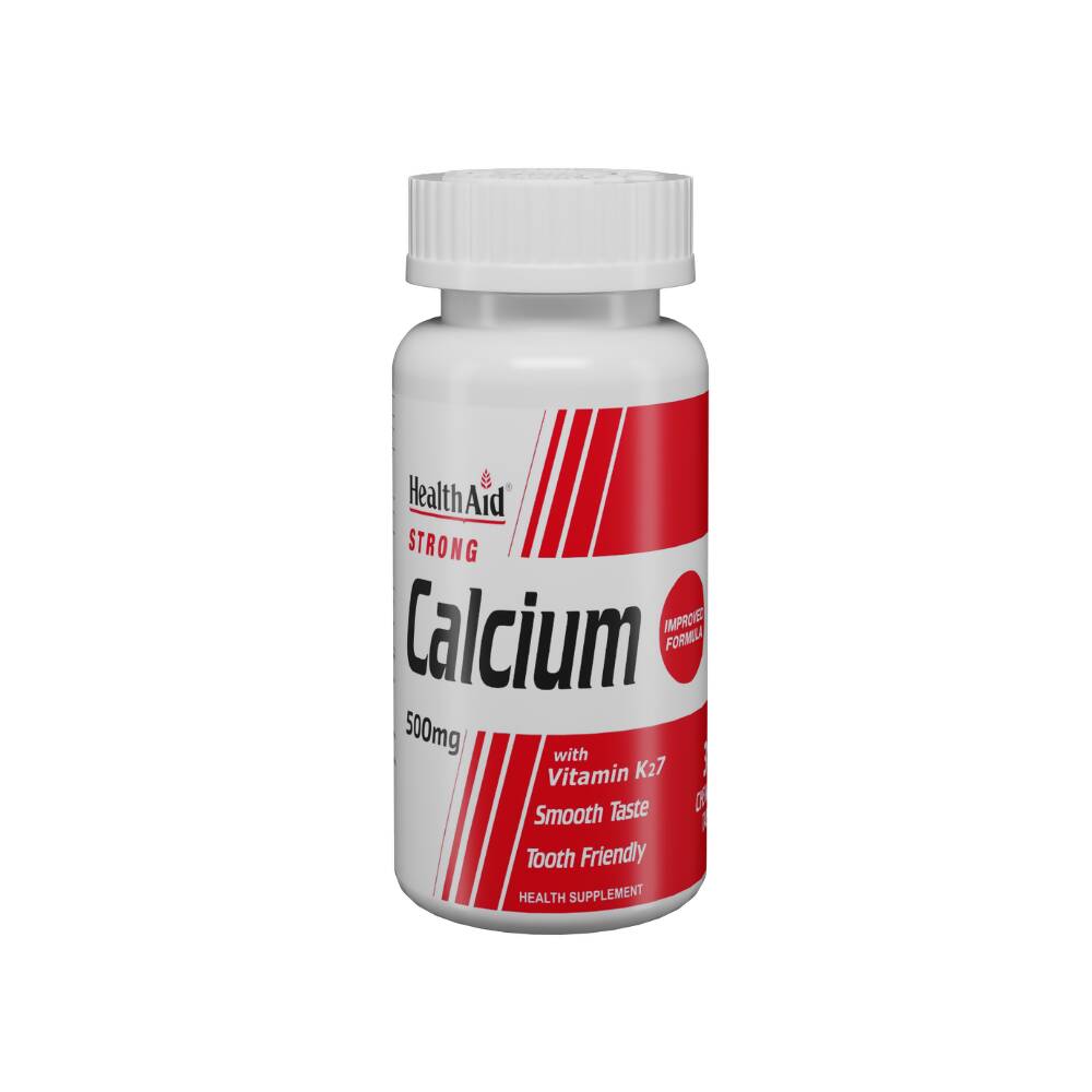 HealthAid Strong Calcium 500 mg Chewable Tablets 