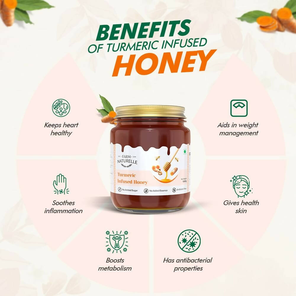 Farm Naturelle Turmeric Infused Honey - Grab2buy