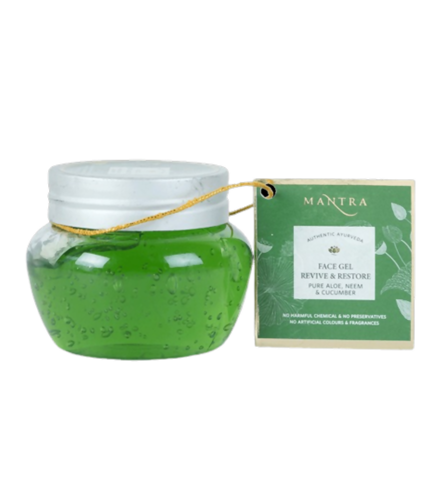 Mantra Herbal Face Gel Revive & Restore Pure Aloe Neem & Cucumber - Grab2buy