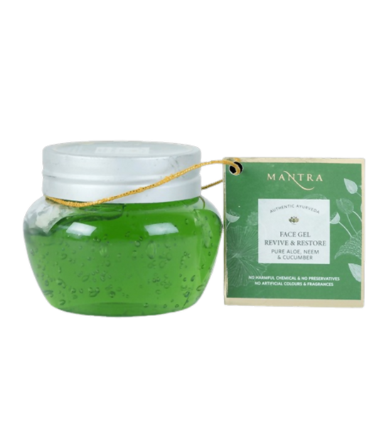 Mantra Herbal Face Gel Revive & Restore Pure Aloe Neem & Cucumber - Grab2buy