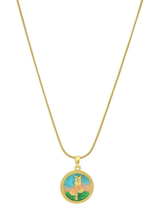 Antique Finish White Crystal Necklace - Ruby Raang | Grab2Buy