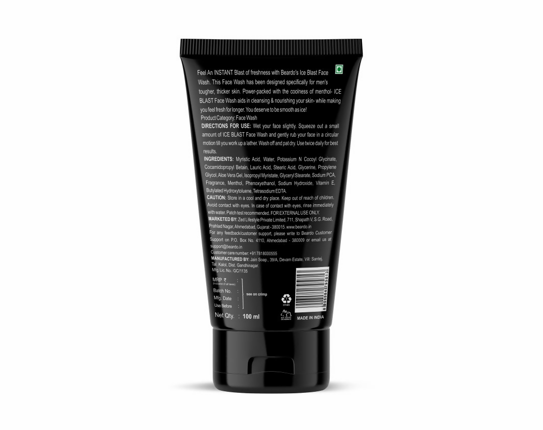 Beardo Ice Blast Face Wash 