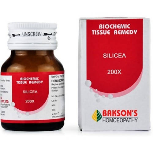 Bakson's Homeopathy Silicea Biochemic Tablets 