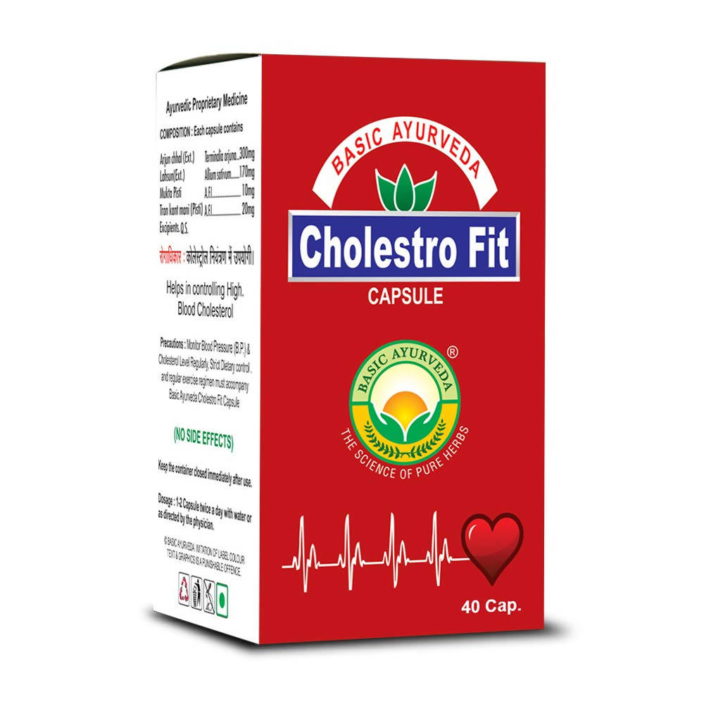 Basic Ayurveda Cholestro Fit Capsule Online