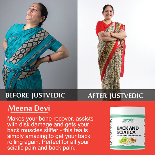 Just Vedic Back And Sciatica Support Drink Mix 