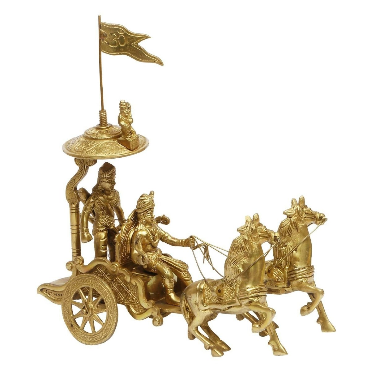 Artvarko Mahabharat Geeta Arjun Chariot Idol - Grab2buy
