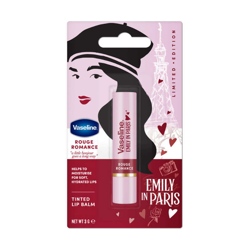 Vaseline Emily In Paris Tinted Lip Balm Stick - Rouge Romance  Grab2Buy Vaseline Grab2Buy