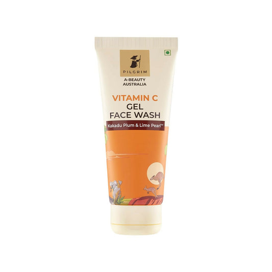 Pilgrim Australian Vitamin C Gel Face Wash with Kakadu Plum & Lime Pearl For Radiant & Glowing Skin - Grab2buy