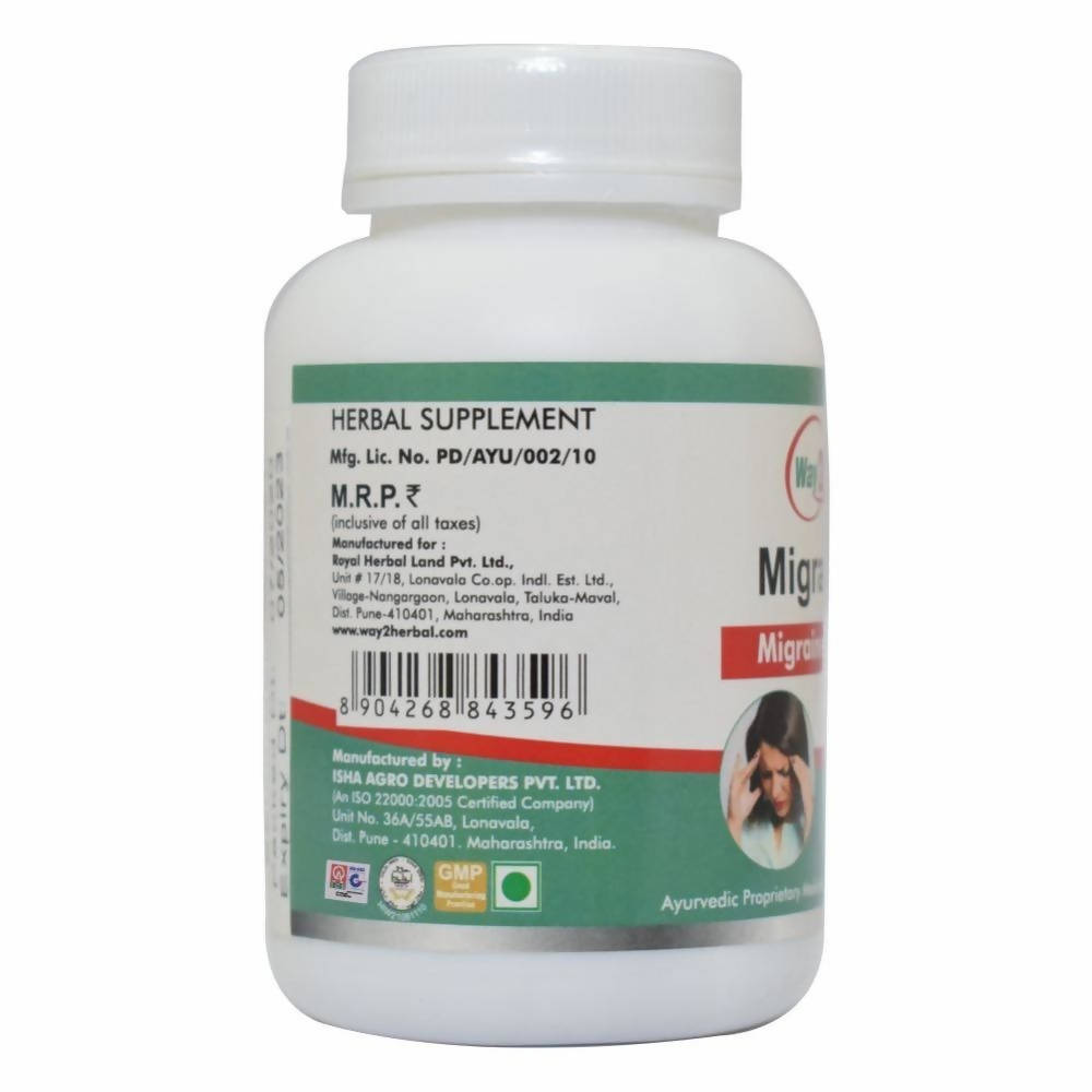 Way2herbal Migra Plus Tablets 