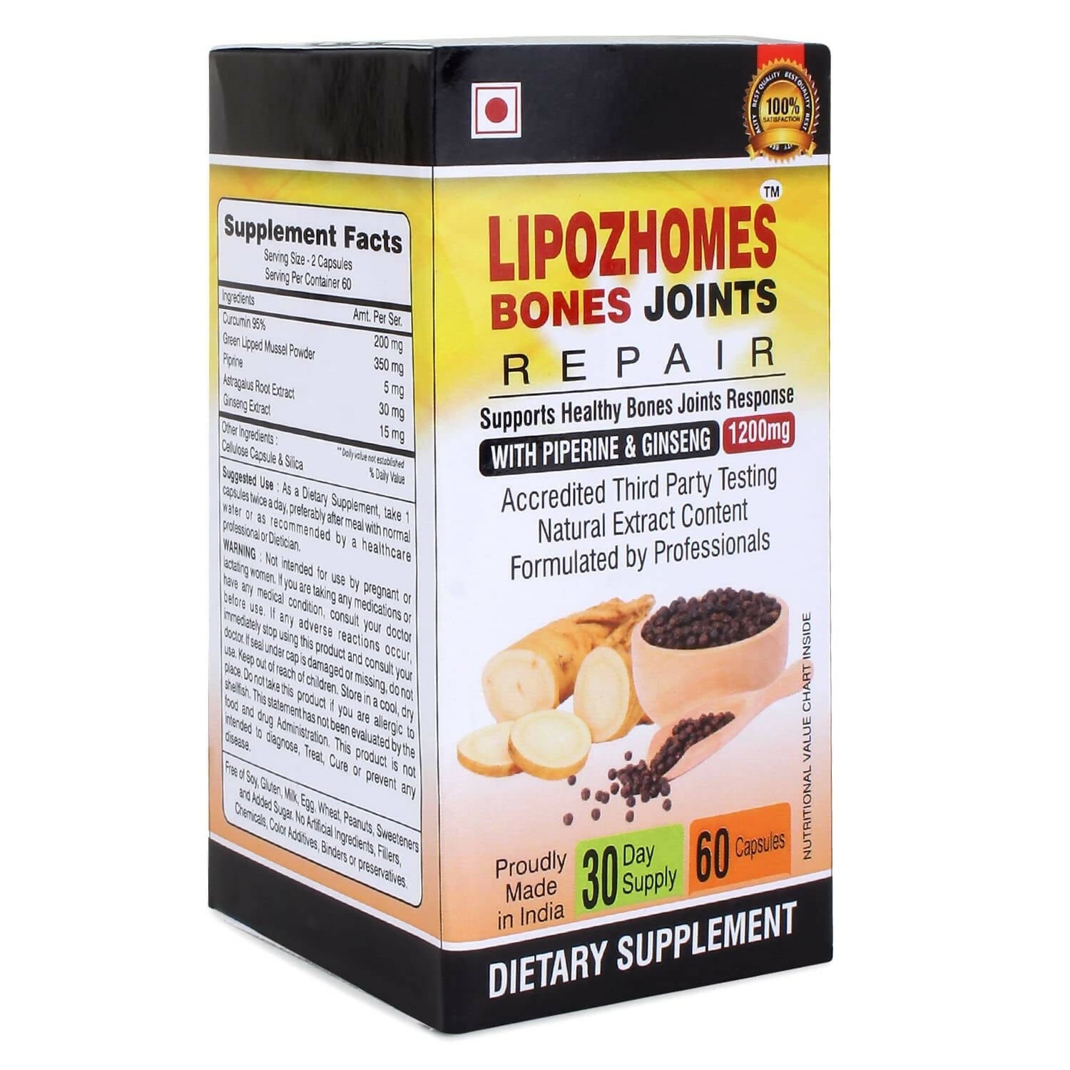 Navchetana Kendra Lipozhomes Bones and Joint Repair Capsules - Grab2buy