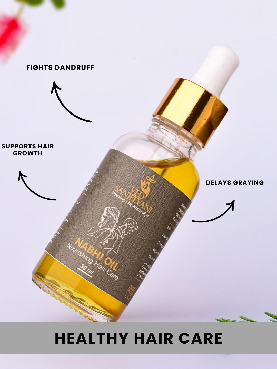 Ved Sanjeevani Nourishing Hair Care Nabhi Oil  Grab2Buy Ved Sanjeevani Grab2Buy