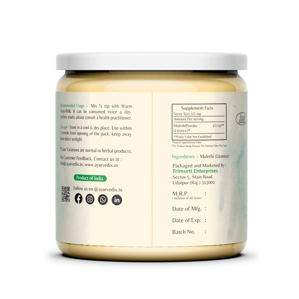 Ayurvedix Organic Mulethi Powder 