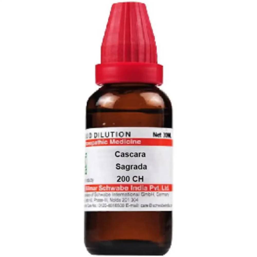 Dr. Willmar Schwabe India Cascara Sagrada Dilution 