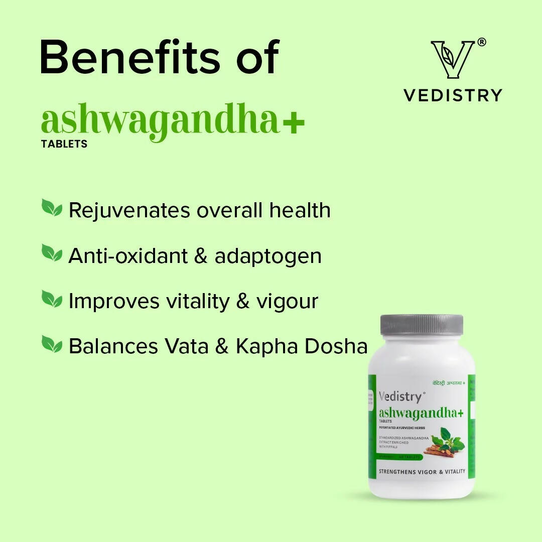 Vedistry Ashwagandha Tablets 