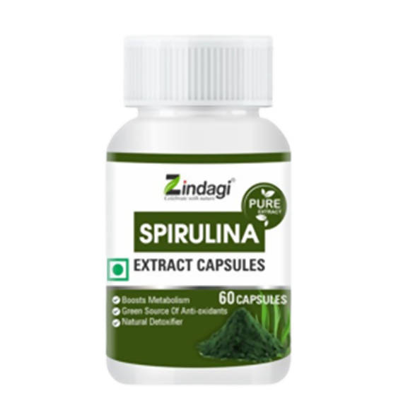 Zindagi Spirulina Extract Capsules - Grab2buy