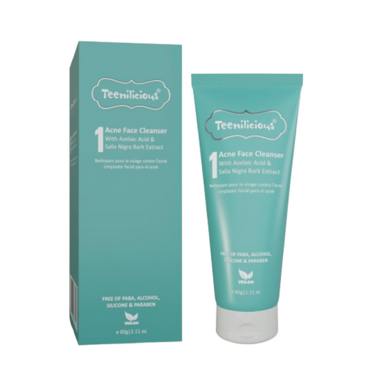 Teenilicious Acne Face Cleanser With 0.5% Azelaic Acid And Tea Tree Oil 
