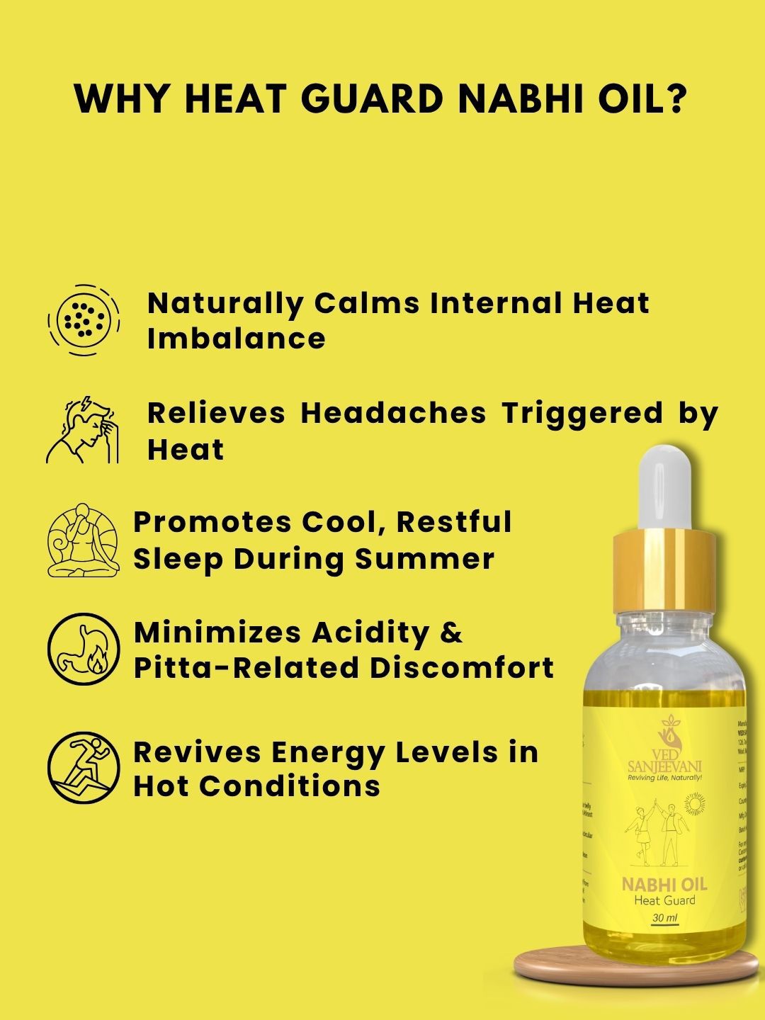 Ved Sanjeevani Heat Guard Nabhi Oil  Grab2Buy Ved Sanjeevani Grab2Buy