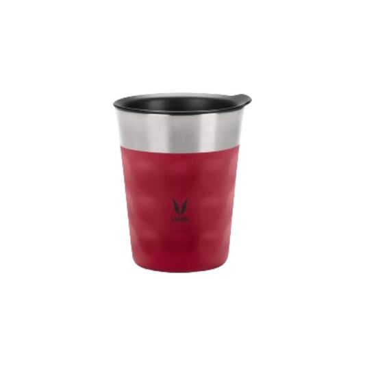 Vaya Popcup Insulated Coffee Mug Tumbler With Lid - 250 ml (Red) | Grab2Buy
